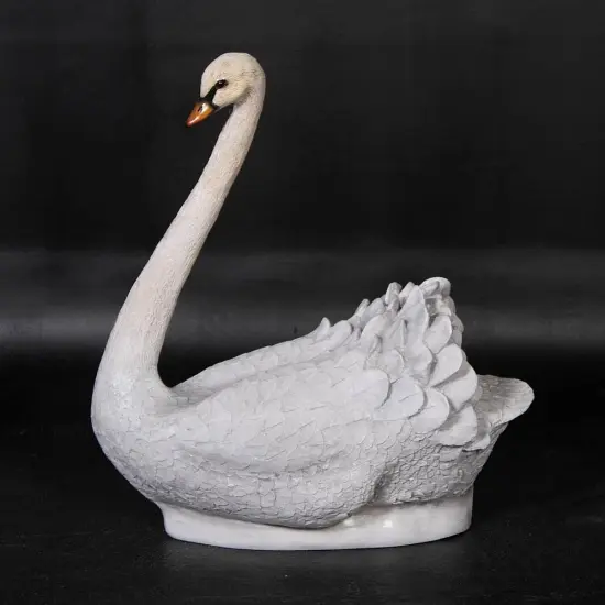 Small Swan Life Size Statue {6}