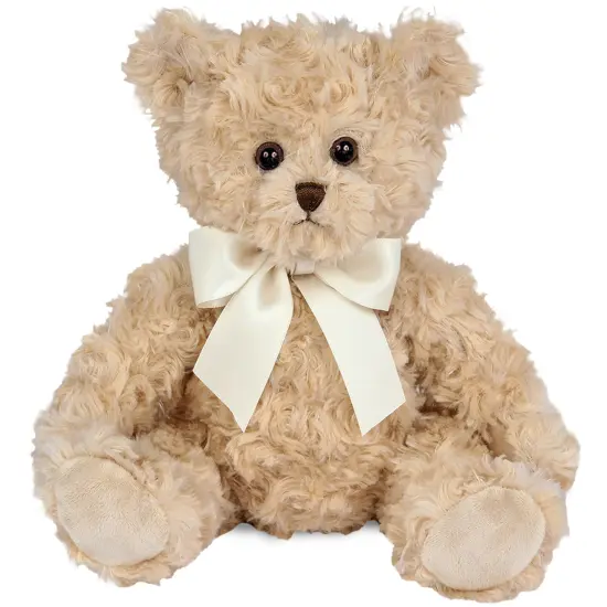 Bearington Collection Lil' Tate Teddy Bear Stuffed Animal 12 In - Teddy Bears Plushies - Vintage Bear Plush for Baby - Old Fashioned, For Ages 3-14 Brown {1}