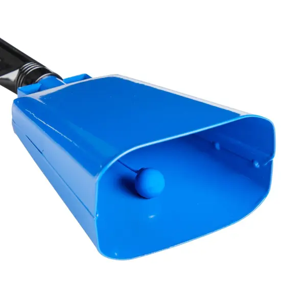 2 Pack 9.5-inch Cowbells for Sporting Events, Percussion Noise Makers with Handle for Football Games, Stadiums (Blue) {7}