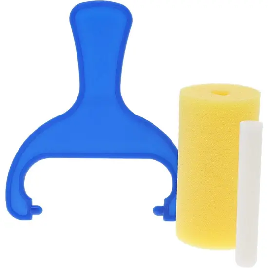 Foam Brayer Paint Rollers (5 x 4 x 1.6 In, 15-Pack) Blue {4}