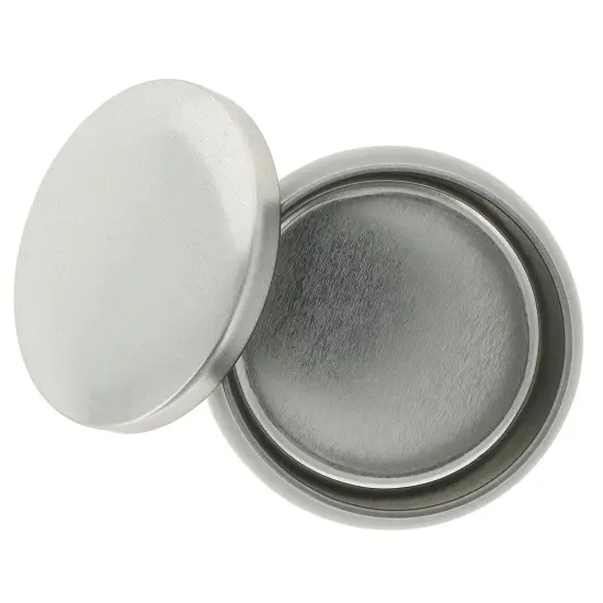 24 Pack Small 4 oz Candle Tins for Making Candles with Lids, Round Containers for DIY Crafts (Silver, 3 x 2 In) {5}