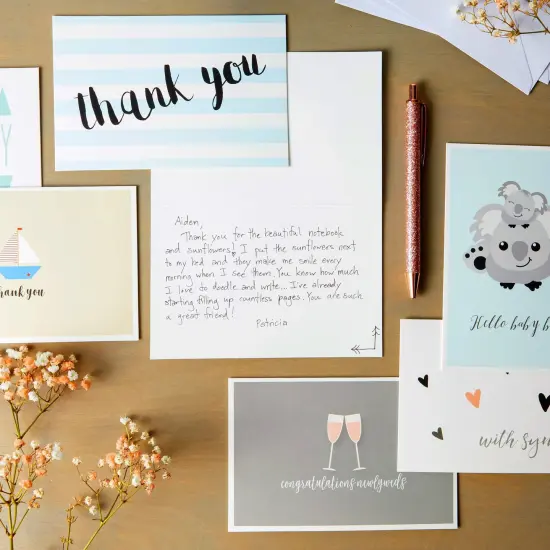 48 pack All Occasion Greeting Cards Box Set with Envelopes for Birthday, Wedding, Graduation, Congrats, Thank You, 48 Assorted Designs, Blank Inside (4x6 In) {3}