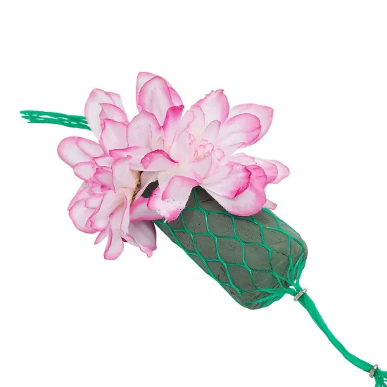 Wet Floral Foam, Fresh Artificial Flower Garland for Decorations (9 Ft, 14 Pieces) Green {7}