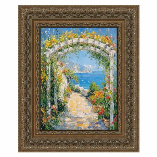 Wide Luxury Vintage Antique Gold Picture Frame 14x18 frame {2}