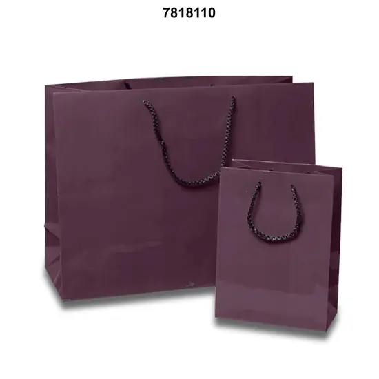 Sleek and Compact Glossy Euro Totes 4 3/4'' x 2 3/4'' x 6 3/4'' Purple Haze {3}