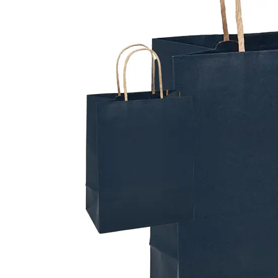 Kraft Tinted Shopping Bag Large 5.5" x 3.25" x 13" {5}