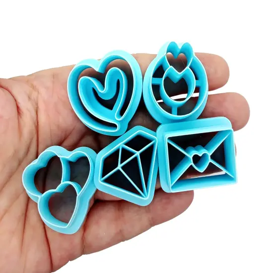 Wedding Shape Clay Cutters Bundle, 5 pc Love Theme, Adorabilities {3}