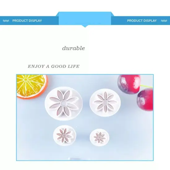Mini Daisy Plunger Cutter Set 4 Pc {1}