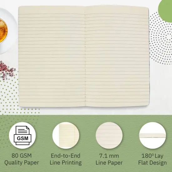 Simply Genius A5 Notebooks for Work, Travel, Business, School & More - College Ruled Notebook - Softcover Journals for Women & Men - Lined Note Books with 92 pages, 5.5" x 8.3" (Black, 30 pack) {4}