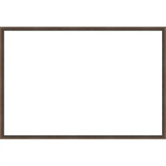 Hardwood Wedge Framed Dry Erase Magnetic Board Mocha {7}