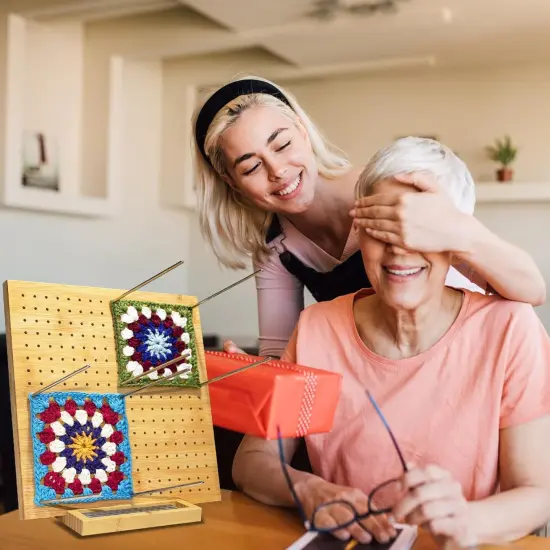 Crochet Blocking Board with 20 Pins {5}