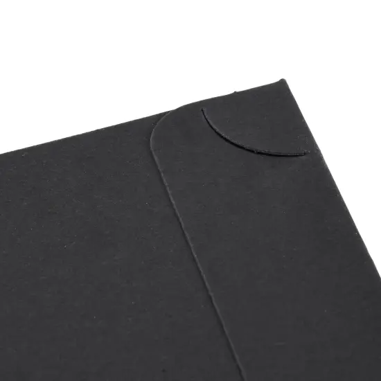 24-Pack Single Sided Award Certificate Holders - Bulk Certificate Holders for Graduation, Diploma, Employee Appreciation, Certification (fits 8.5x11, Black) {7}