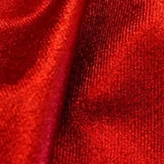 Foiled Stretch Twill Fabric 4-Way Stretch, Shiny Performance Fabric for Costumes & Dancewear Red {3}