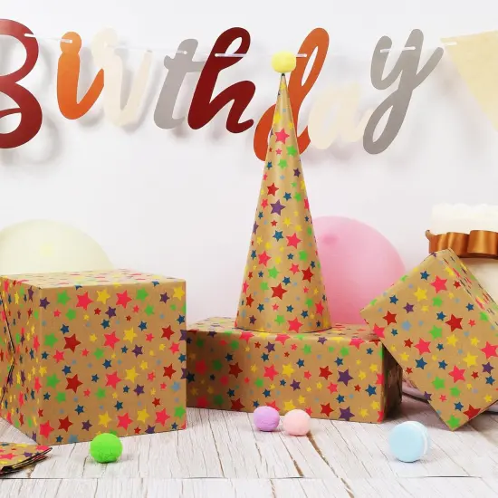 Birthday Wrapping Paper Roll for Kids, 30 Inch x 33 Feet (83 sq. ft) {3}