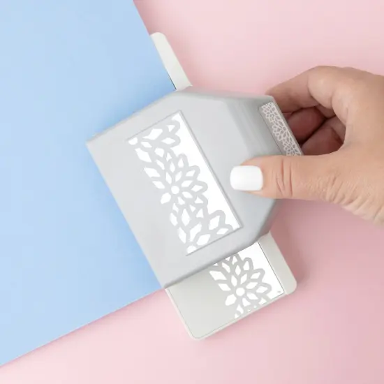 EK Large Edge Punch-Diamond Flowers, 1.25"X2.5" {6}