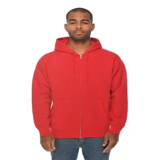 Lane Seven&reg; Unisex Premium Full-Zip Hooded Sweatshirt WHITE {7}