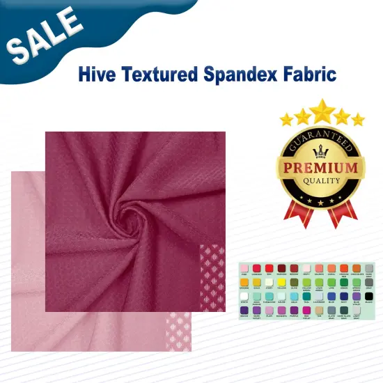 Hive Textured Spandex Fabric {2}