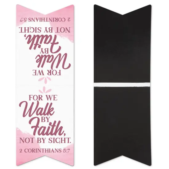 72 Pieces Christian Magnetic Bookmarks for Women, Small Religious Scripture Bible Verse Magnets, 12 Watercolor Designs (1 x 1 In) Multicolor {7}