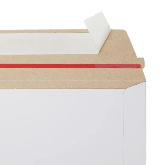 25-Pack Stay Flat Rigid Mailers 12x12 with Self Adhesive Seal, Bulk White Cardboard Envelopes for Shipping Photos, Mailing Calendars, Art Prints, CDs, Documents {7}