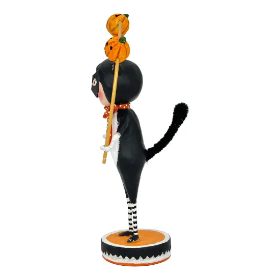Lori Mitchell Halloween Toss a Jack Cat Figurine {2}