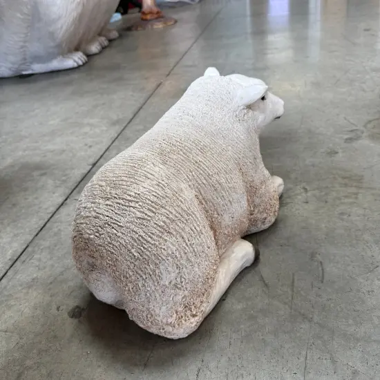 Texelaar Baby Sheep Laying Life Size Statue {6}