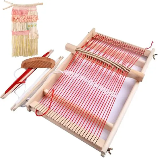 1.3inches - Wooden Multi-Craft Weaving Loom Large Frame {1}