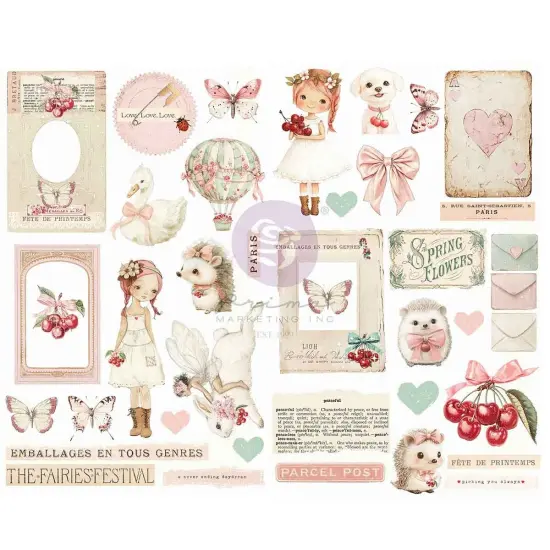 Prima Marketing Chipboard Stickers 41/Pkg-Cherry Sweet By Frank Garcia {1}