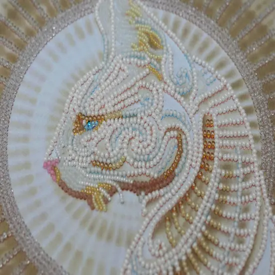 Bead Embroidery Kit - Bast. Egyptian Cat {2}