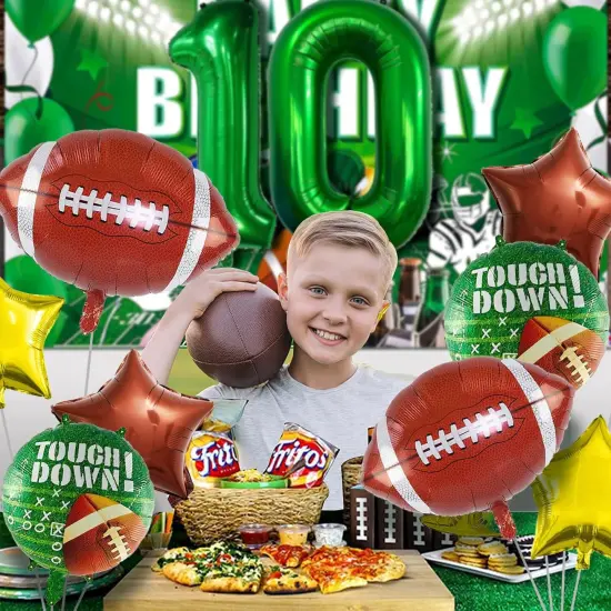 Football Balloons Set Football Birthday Party Decorations Football Touchdown Sports Theme Birthday Party Decoration, Tailgate Game Day Football Theme Supplies Birthday Party Decorations {3}