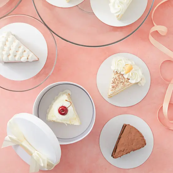 12-Pack Round 6 Inch Cake Boards, Disposable Cake Platter Board Base Tray, Cardboard Circles for Cake Plate Accessories, Cake Decorating Supplies for Desserts and Bakery (White) {2}