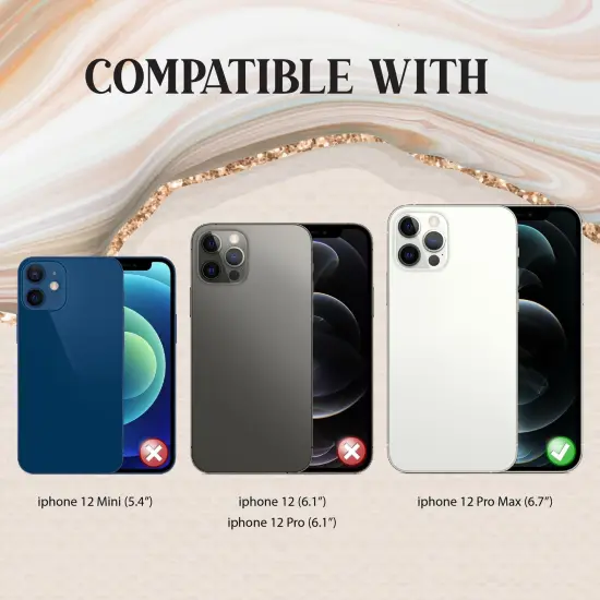 Insten Case for iPhone 12 Pro Max Case 6.7 Inch, Soft TPU Protective Cases with Reinforced Corners, Shock Absorption, Crystal Clear Black Slim Cover for Women Girls {5}