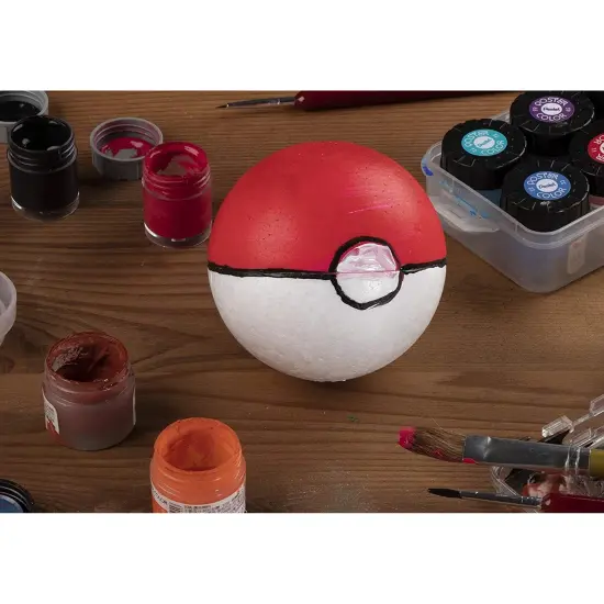 Two Halve Foam Balls for Arts and Crafts Supplies (4 In, 4 Pack) White {2}