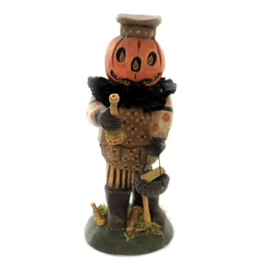 Charles Mcclenning 8.0 Inch Candlestick Maker Halloween Figurine , Lightweight Halloween Decor Halloween Pumpkin Multicolored {1}