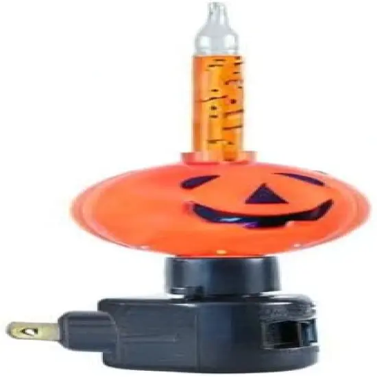 Halloween Pumpkin Bubble Light Night Light, Orange Liquid {5}