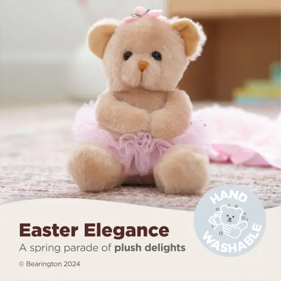Bearington Collection Bella Plush Ballerina Teddy Bear Stuffed Animal, 6 Inch, For Ages 3-14 Brown {3}
