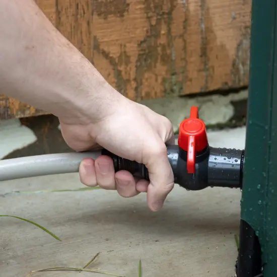 Lehman's Collapsible Rain Barrel, Durable Water Storage for Garden Irrigation, Space-Saving and Easy to Use, 66 Gallon Capacity {7}