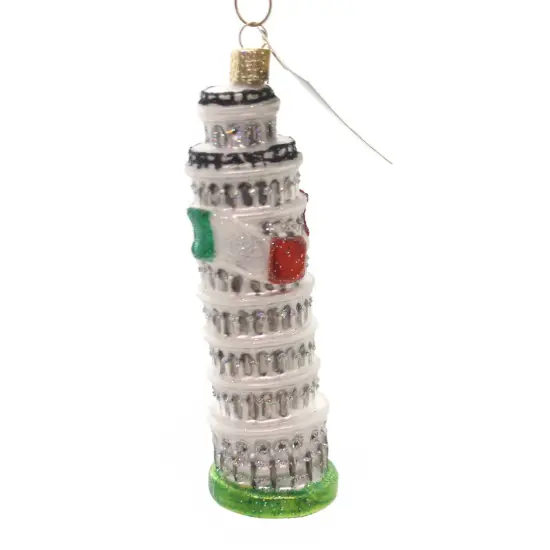 Old World Christmas 5.5 Inch Leaning Tower Of Pisa Tree Ornament , Ornament Italy Multicolored {2}