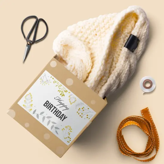 Avery Glossy White Rectangle Labels with Sure Feed, 5" x 6" {2}