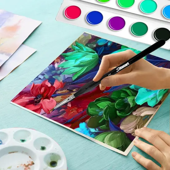 0 PCS Advanced Model Paint Brush for Tabletop Wargames Miniature Acrylic Watercolor Oil Painting {2}