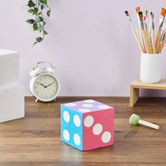 6 Pack Foam Cube Squares for Crafts - Polystyrene Blocks for DIY, Floral Arrangements, Arts Supplies (4 x 4 x 4 in, White) {2}