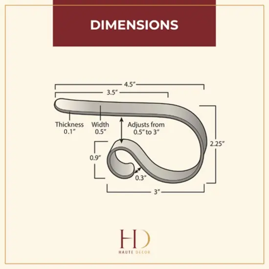 Haute Decor The Original MantleClip - 4 Pack {6}