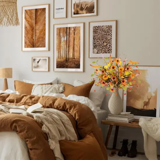 23 Inch Artificial Fall Flowers {6}