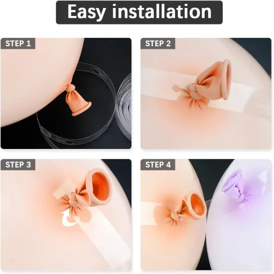 Balloon Garland Arch Kit Balloon Arch Kit Balloon Arch Strip Balloon Garland Kit Balloon Tape Baby Shower Decorations Balloon Tape And Glue Dots Birthday Decorations Balloon Garland Strip {3}