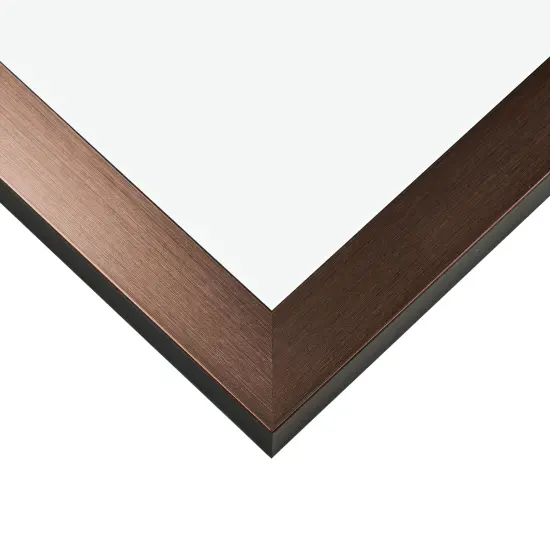 17x21 Picture Frame, Modern Aesthetics 1.25 Inch Polystyrene Moulding, Wall Display Frame for Art, Posters, or Photos by wallsthatspeak Bronze {2}