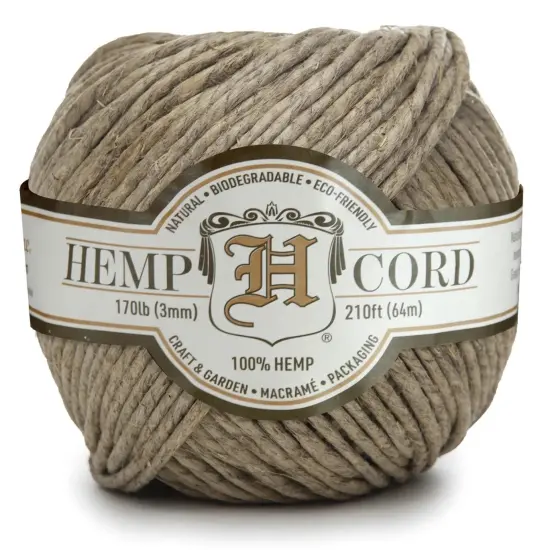 Hemptique Hemp Cord 170# 210'-Natural {1}