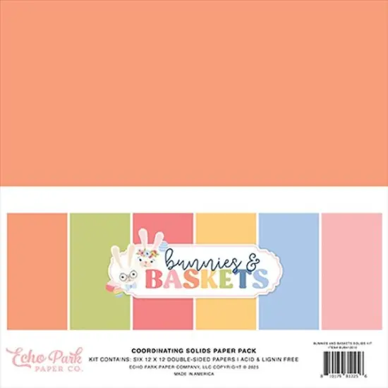 Echo Park Bunnies And Baskets Solids Kit {1}