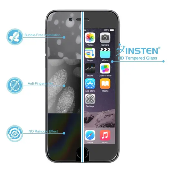 Insten 3 x Clear Screen Protector LCD Guard Shield for iPhone 6S Plus / 6 Plus 5.5" 5.5 inches Silver {3}