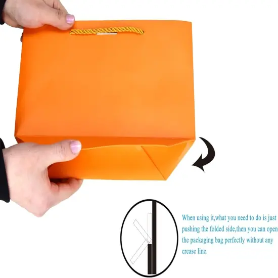 Gift Bags with Handles,Party Favor Bags with Bow Ribbon {5}