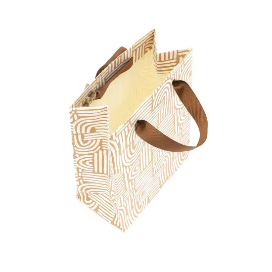 Small Gift Bag - Set of 5 - 8.5" X 6.5" Brown {5}