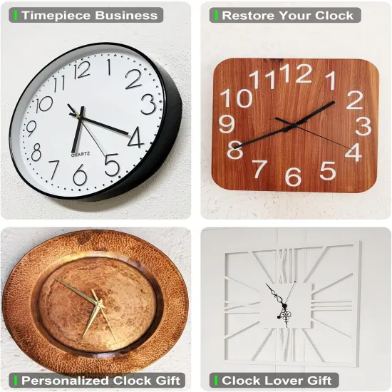 Clock Movements 11mm/0.43in Thread Length (Thick Shaft, 3 Set, 227S) {5}